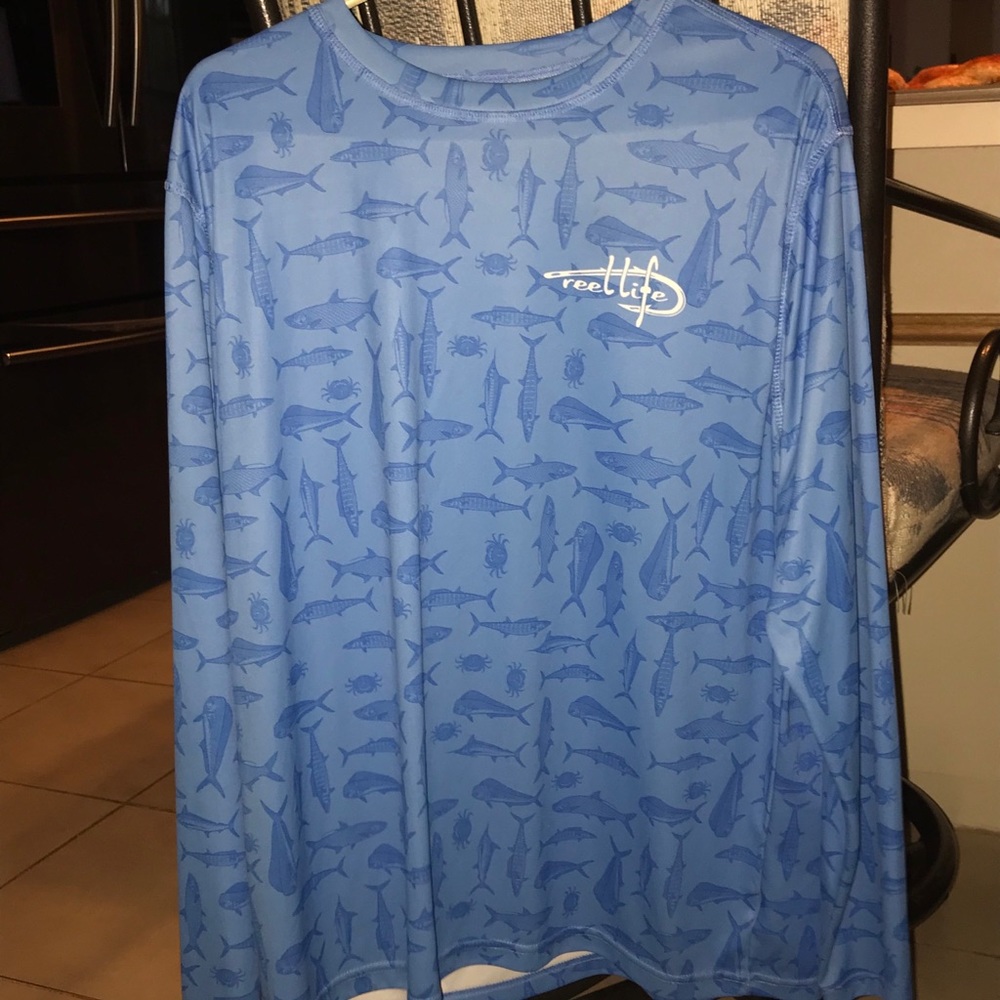 Reel life fishing shirt